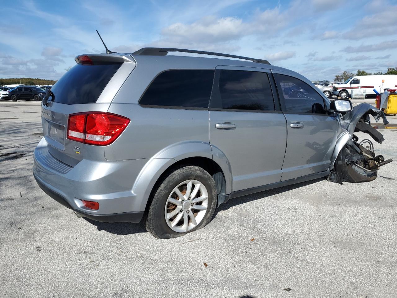 Image 3 of 2017 DODGE JOURNEY SXT 2017 with VIN 3C4PDCBG0HT593890