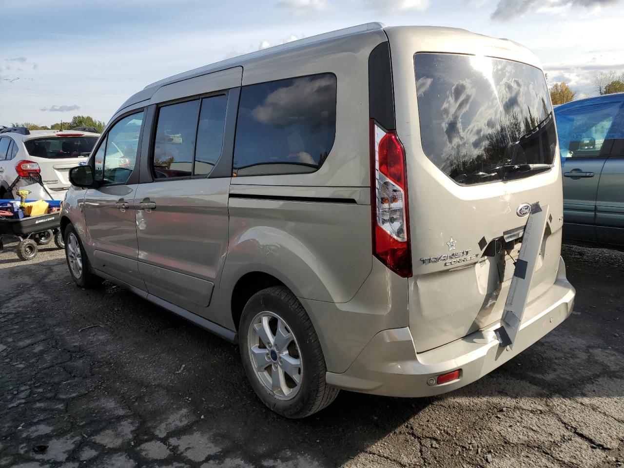 Image 2 of 2014 FORD TRANSIT CONNECT XLT 2014 with VIN NM0GE9F72E1151977