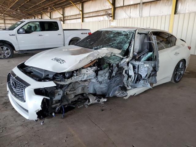 Image 1 of 2019 INFINITI Q50 RED SPORT 400 2019 with VIN JN1FV7APXKM760502