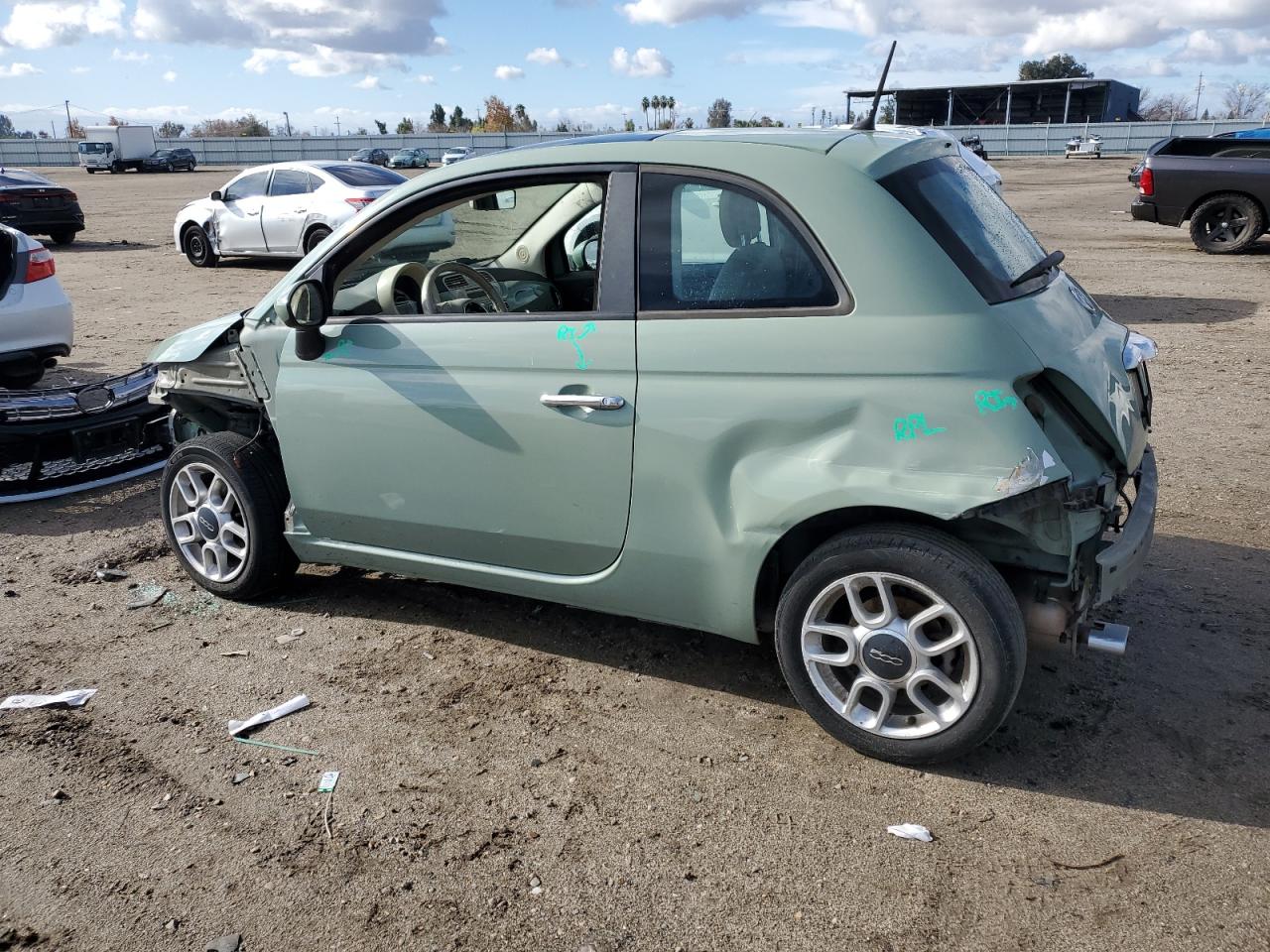Изображение 2 2012 FIAT 500 POP 2012 с VIN 3C3CFFAR7CT304059