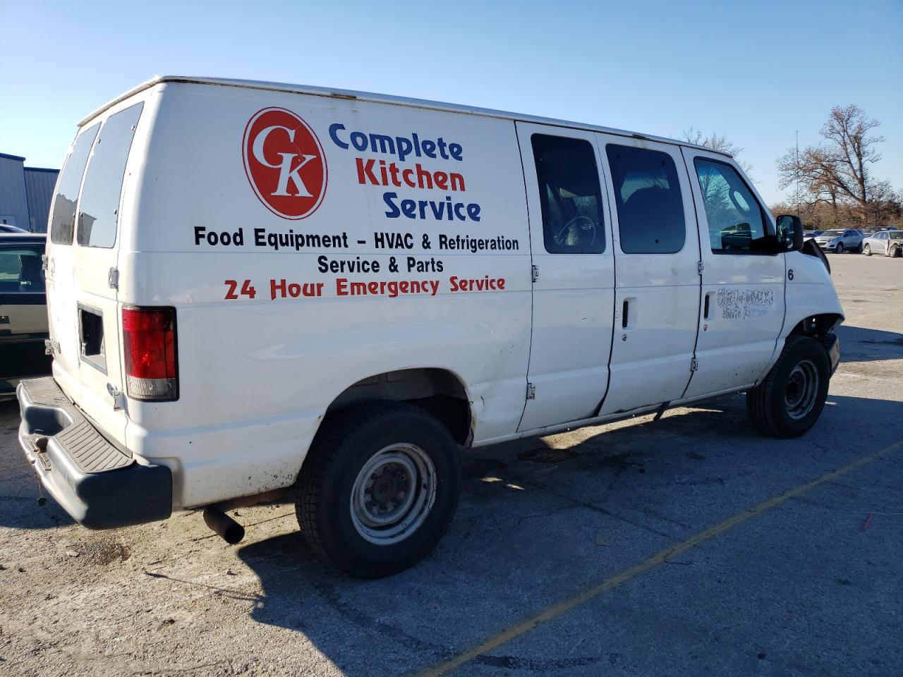 Image 3 of 2008 FORD ECONOLINE E250 VAN 2008 with VIN 1FTNE24L58DA55958