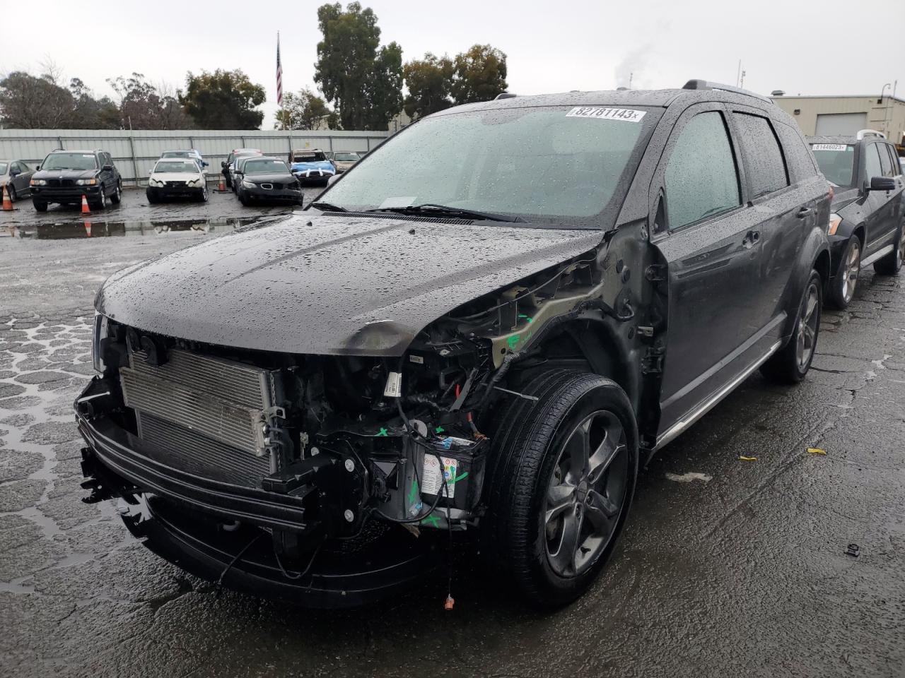 Image 1 of 2017 DODGE JOURNEY CROSSROAD 2017 with VIN 3C4PDCGG3HT501969