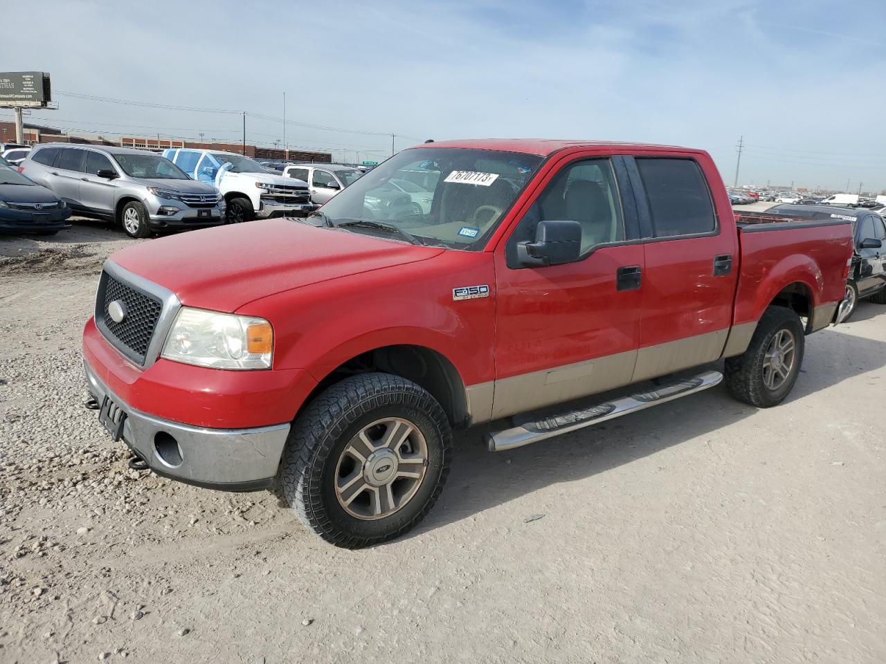 Image 1 of 2007 FORD F150 SUPERCREW 2007 with VIN 1FTPW14557KC57002