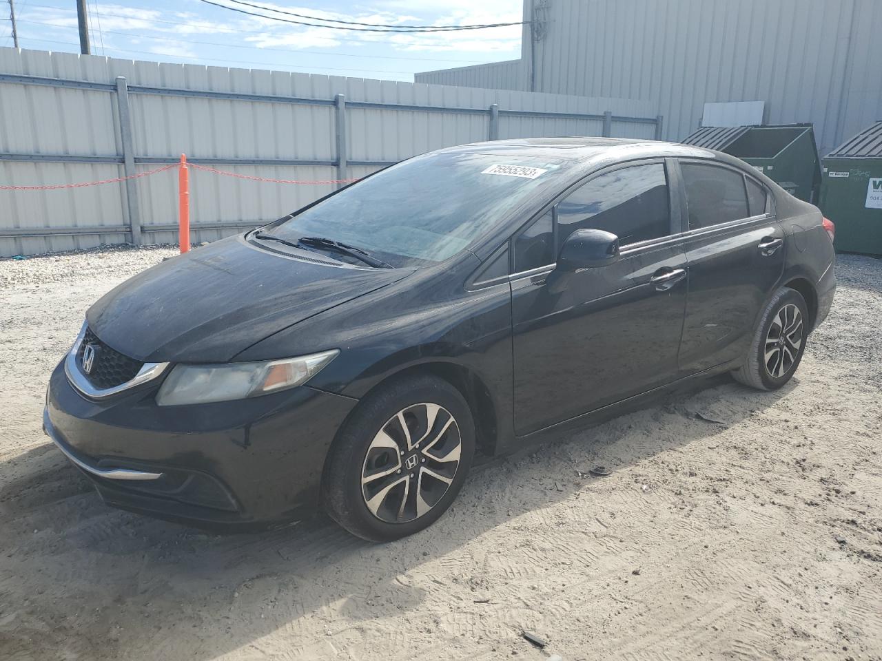 Image 1 of 2013 HONDA CIVIC EX 2013 with VIN 19XFB2F8XDE076836