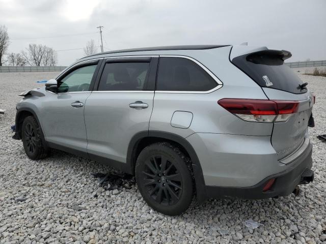 Image 2 of 2019 TOYOTA HIGHLANDER SE 2019 with VIN 5TDJZRFH6KS577904