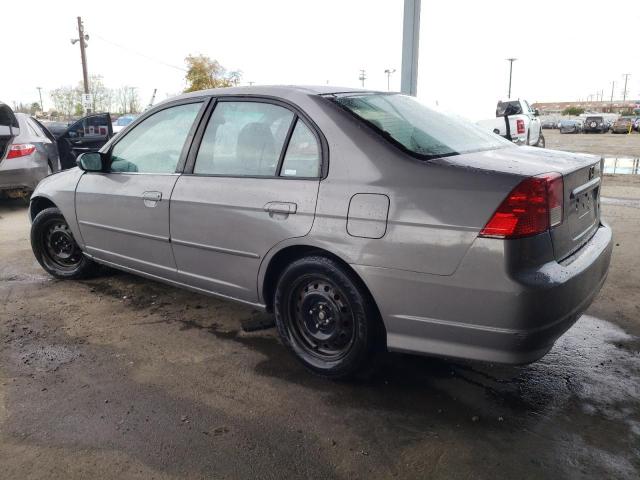 Image 2 of 2005 HONDA CIVIC LX 2005 with VIN 2HGES16535H584844