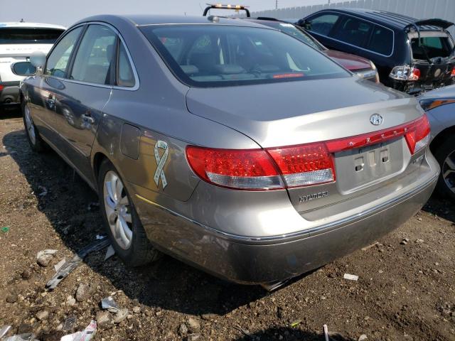Image 3 of 2008 HYUNDAI AZERA SE 2008 with VIN KMHFC46FX8A332808