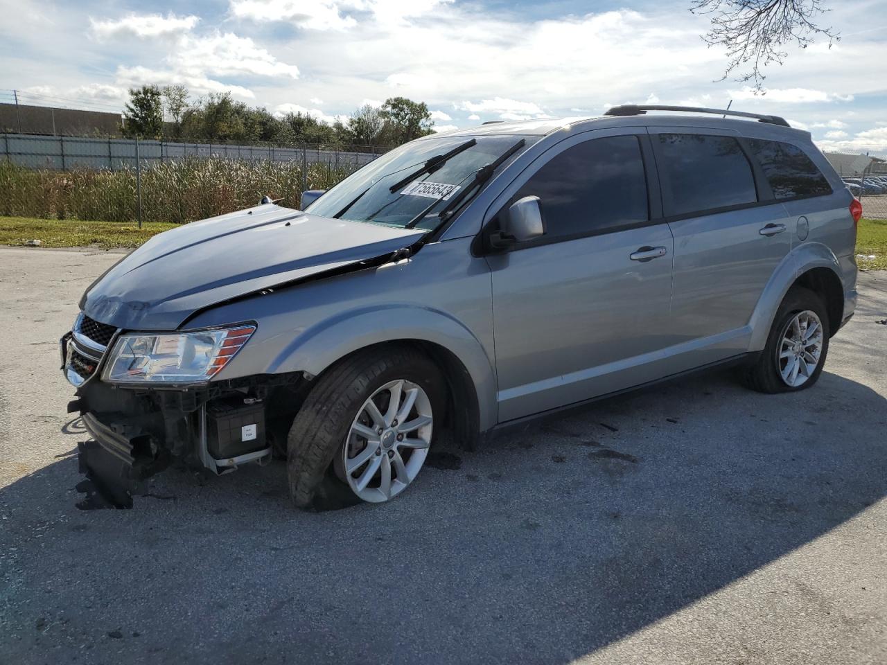 Image 1 of 2017 DODGE JOURNEY SXT 2017 with VIN 3C4PDCBG0HT593890
