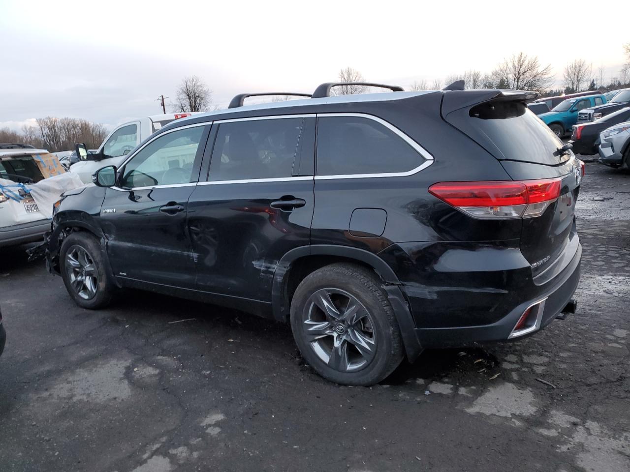 Изображение 2 2019 TOYOTA HIGHLANDER HYBRID LIMITED 2019 с VIN 5TDDGRFH8KS066603