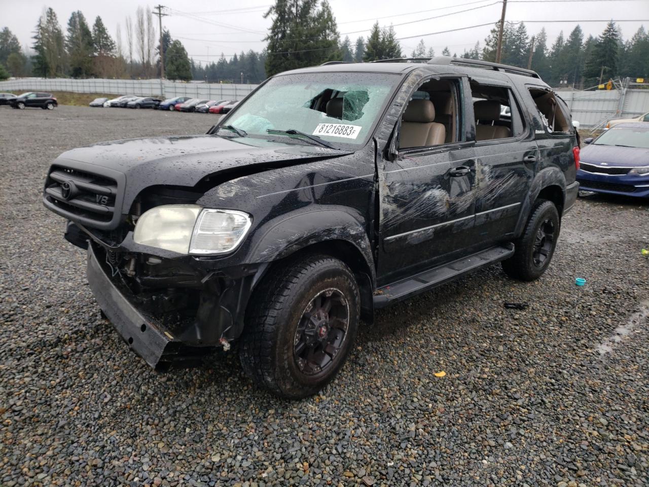 Image 1 of 2001 TOYOTA SEQUOIA LIMITED 2001 with VIN 5TDZT38A71S014764
