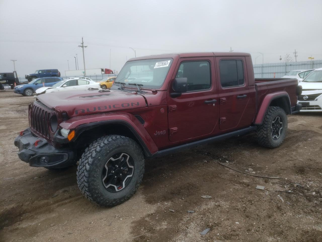 Obraz 1 z 2021 JEEP GLADIATOR RUBICON 2021 z VIN 1C6JJTBG3ML582216