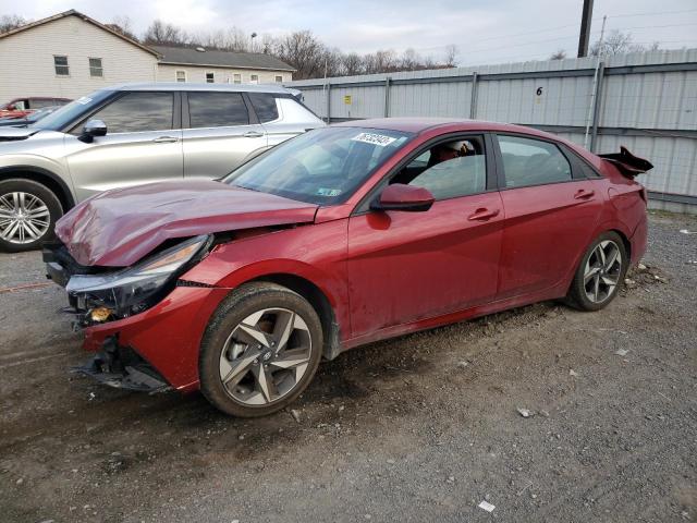 Image 1 of 2023 HYUNDAI ELANTRA SEL 2023 with VIN KMHLS4AG1PU604603