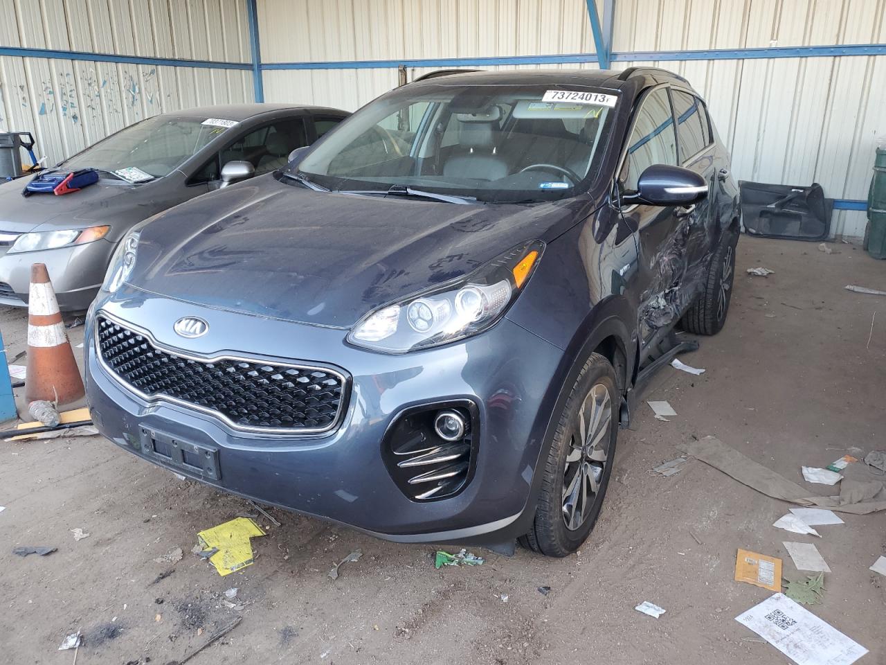 Image 1 of 2018 KIA SPORTAGE EX 2018 with VIN KNDPNCAC0J7371369