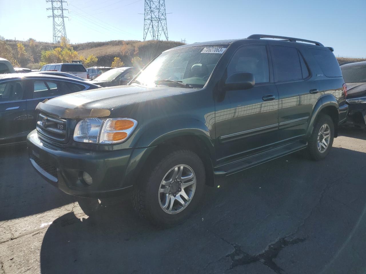 Image 1 of 2003 TOYOTA SEQUOIA LIMITED 2003 with VIN 5TDBT48A63S142049