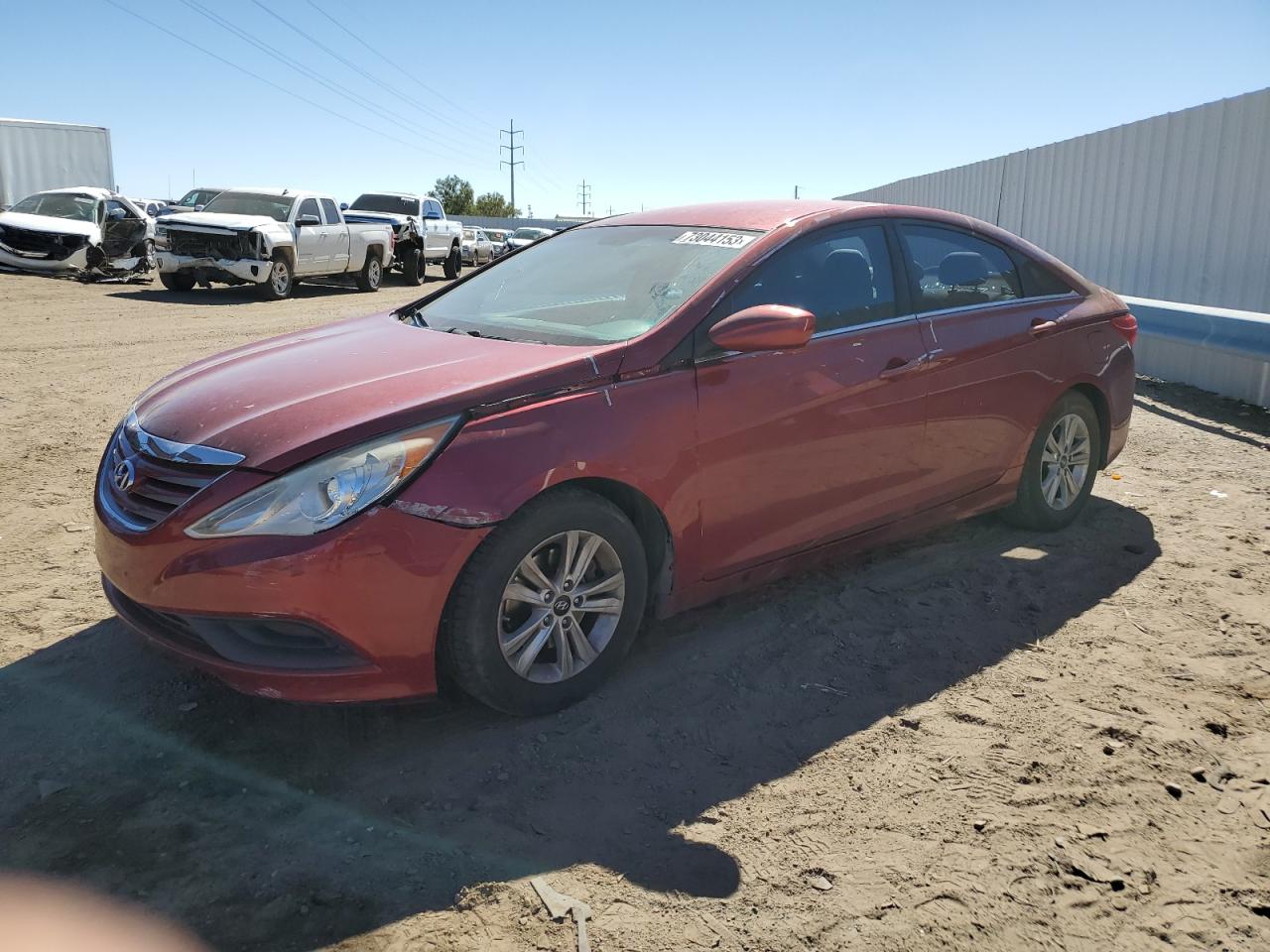 Image 1 of 2014 HYUNDAI SONATA GLS 2014 with VIN 5NPEB4AC0EH851189