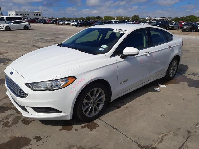 Image 1 of 2017 FORD FUSION SE HYBRID 2017 with VIN 3FA6P0LU6HR384937