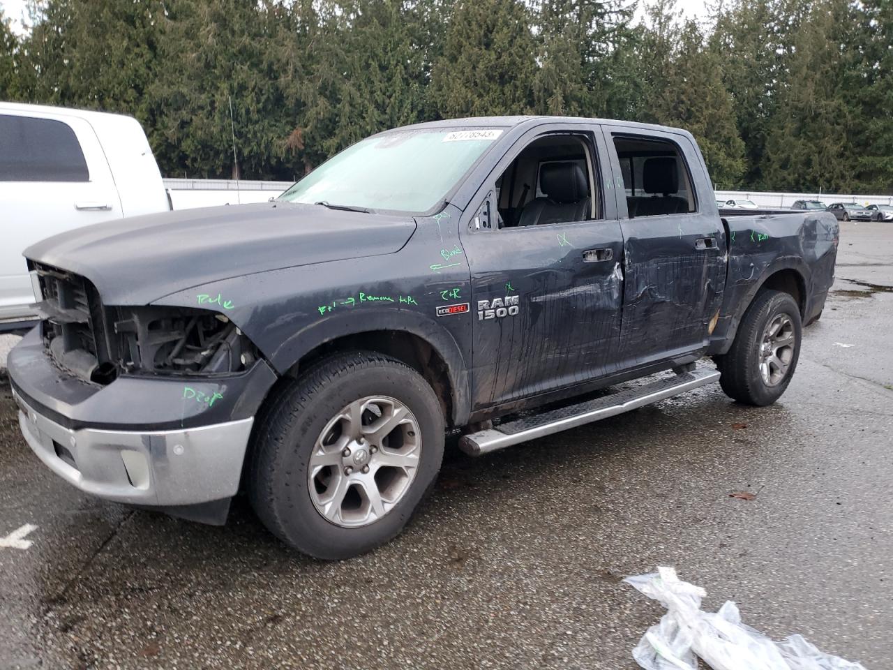 Image 1 of 2014 RAM 1500 LARAMIE 2014 with VIN 1C6RR7NM7ES352836