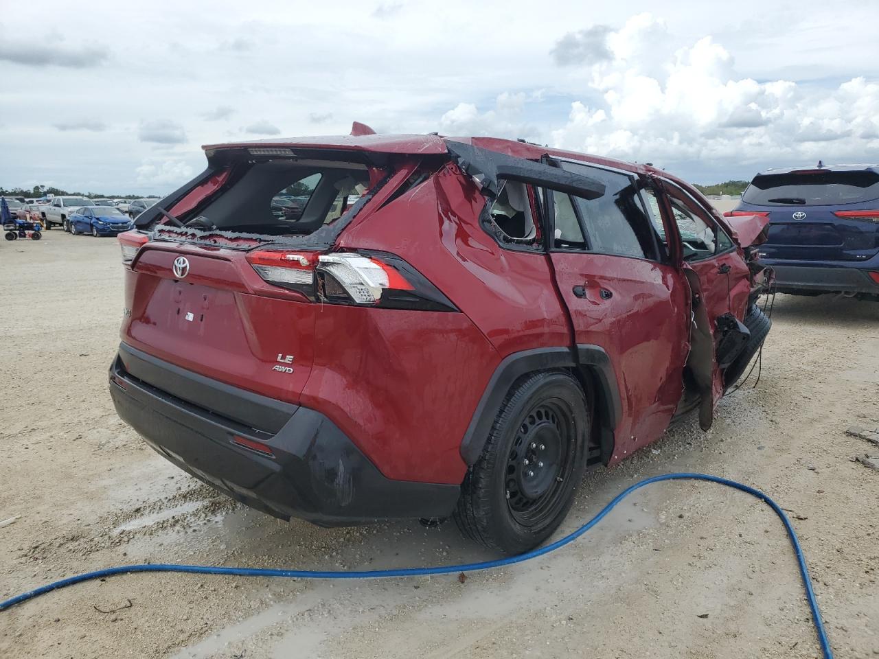 Image 3 of 2020 TOYOTA RAV4 LE 2020 with VIN 2T3F1RFV5LC106251