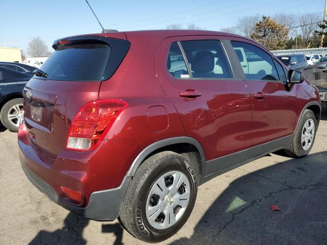 Image 3 of 2017 CHEVROLET TRAX LS 2017 with VIN 3GNCJKSB1HL174881
