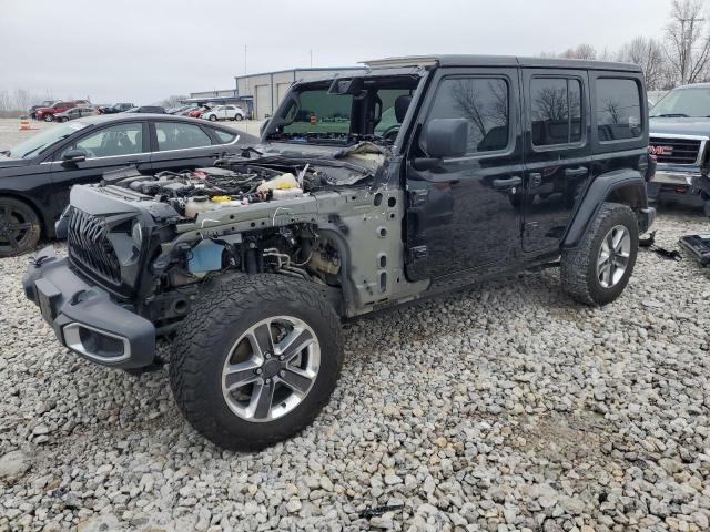 Image 1 of 2020 JEEP WRANGLER UNLIMITED SAHARA 2020 with VIN 1C4HJXEG4LW296317