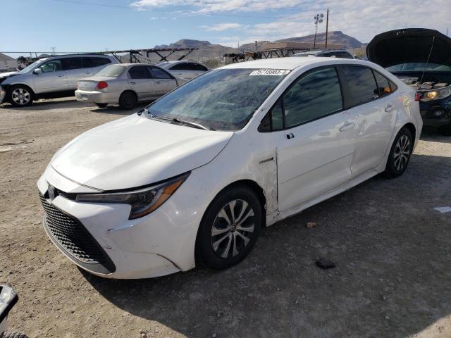 Image 1 of 2020 TOYOTA COROLLA LE 2020 with VIN JTDEBRBE8LJ000596