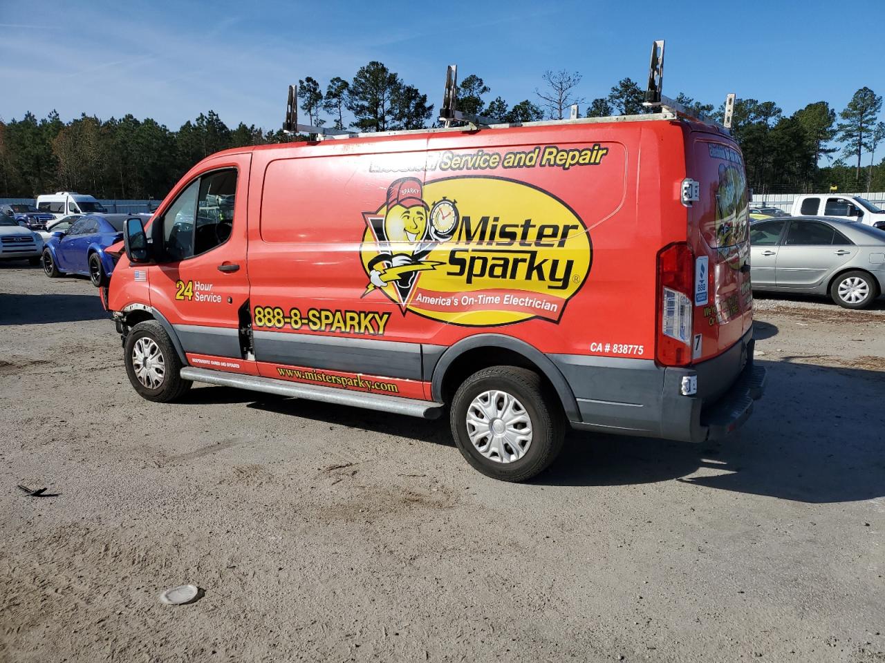 Image 2 of 2016 FORD TRANSIT T-250 2016 with VIN 1FTYR1ZM4GKA39189