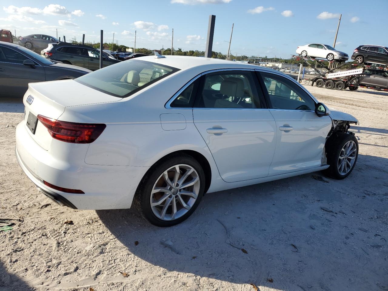 Image 3 of 2019 AUDI A4 PREMIUM 2019 with VIN WAUGMAF49KA036847