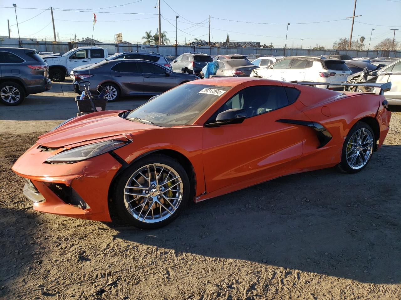 Image 1 of 2020 CHEVROLET CORVETTE STINGRAY 1LT 2020 with VIN 1G1Y62D40L5112467