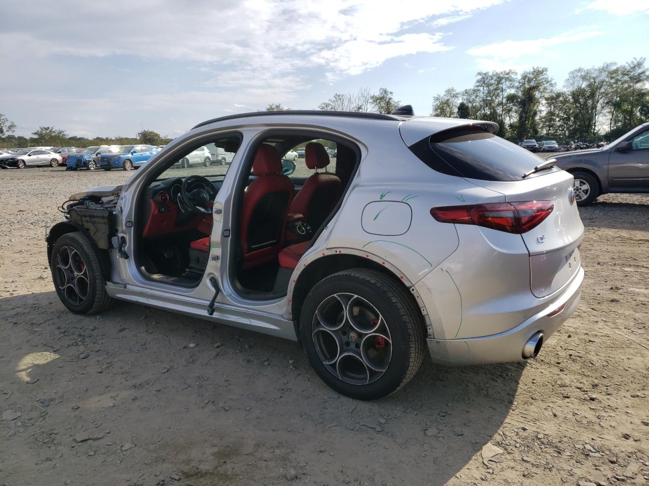 Image 2 of 2020 ALFA ROMEO STELVIO  2020 with VIN ZASPAKAN6L7C92340