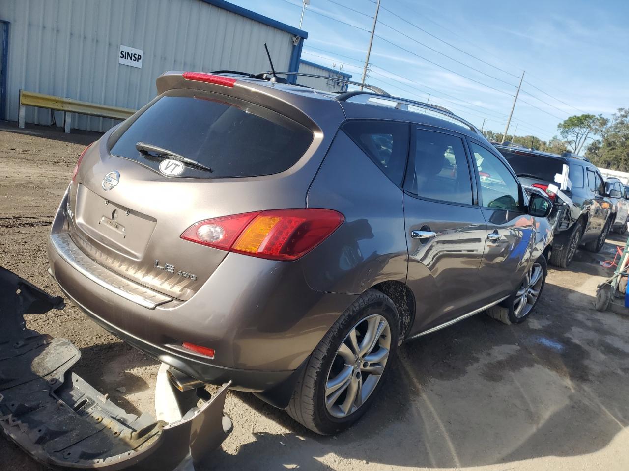 Image 3 of 2009 NISSAN MURANO S 2009 with VIN JN8AZ18W39W151471