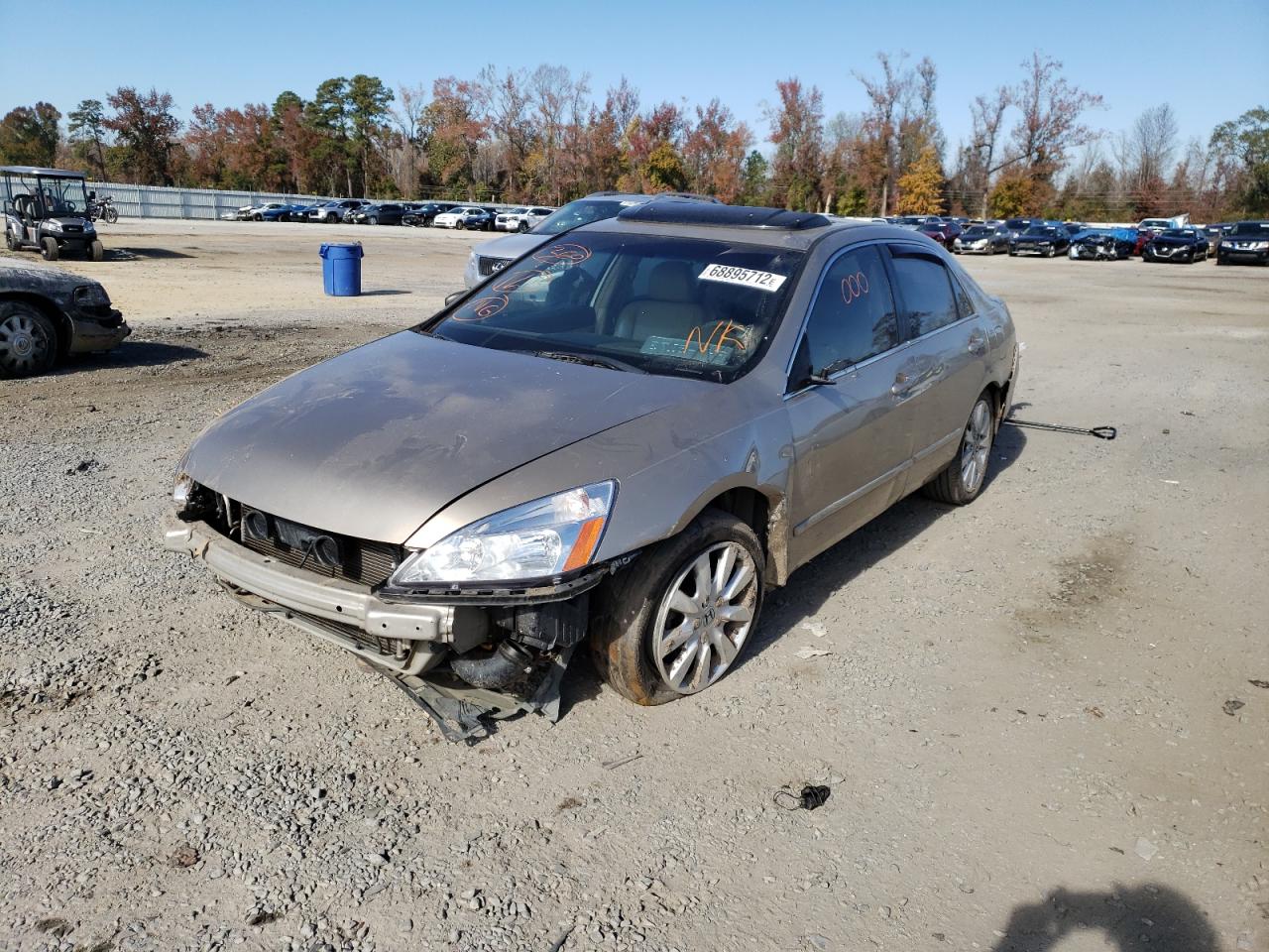 Image 1 of 2007 HONDA ACCORD EX 2007 with VIN 1HGCM66507A072460