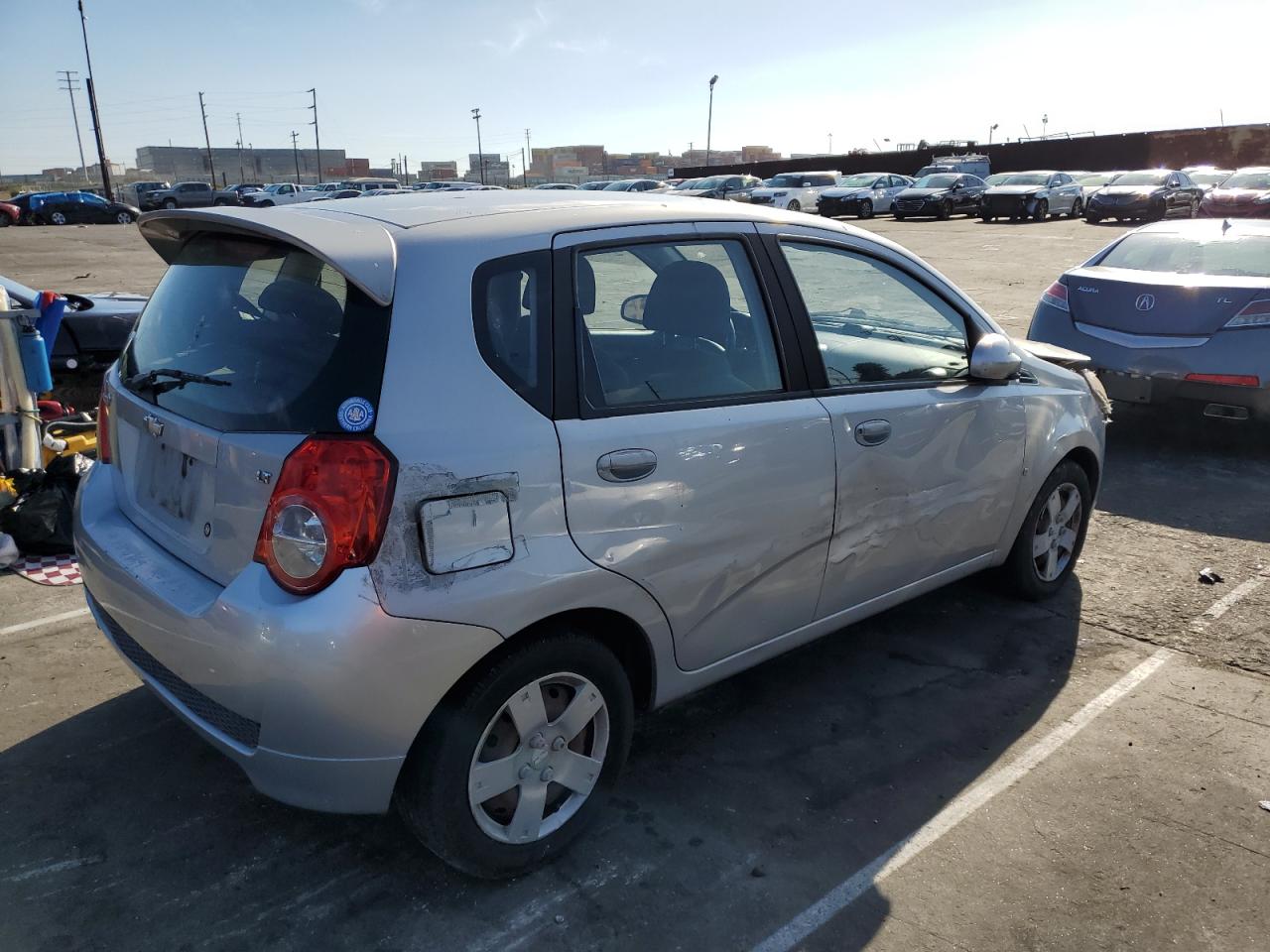 Image 3 of 2009 CHEVROLET AVEO LS 2009 with VIN KL1TD66E89B656480
