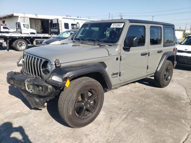 Изображение 1 2022 JEEP WRANGLER UNLIMITED SPORT 2022 с VIN 1C4HJXDG6NW225866