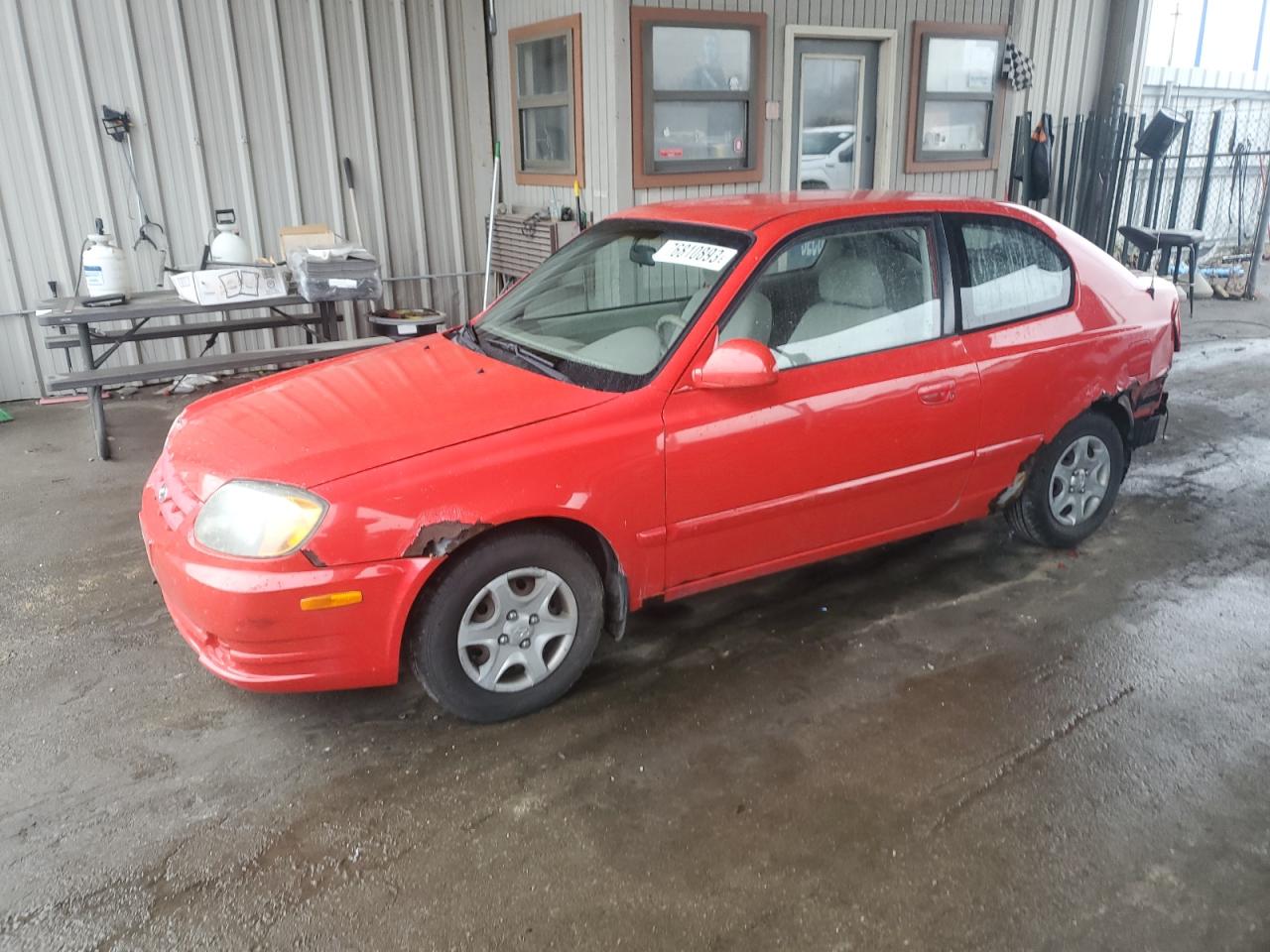 Obraz 1 z 2005 HYUNDAI ACCENT GS 2005 z VIN KMHCG35C55U352502