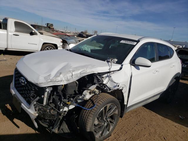 Image 1 of 2020 HYUNDAI TUCSON LIMITED 2020 with VIN KM8J3CAL6LU204476