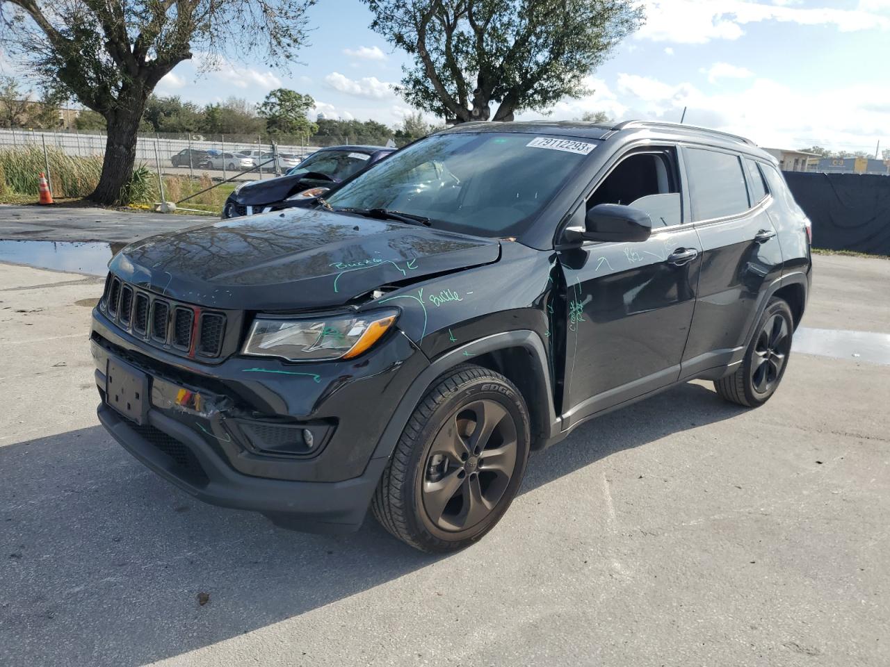 Image 1 of 2018 JEEP COMPASS LATITUDE 2018 with VIN 3C4NJCBB1JT501941