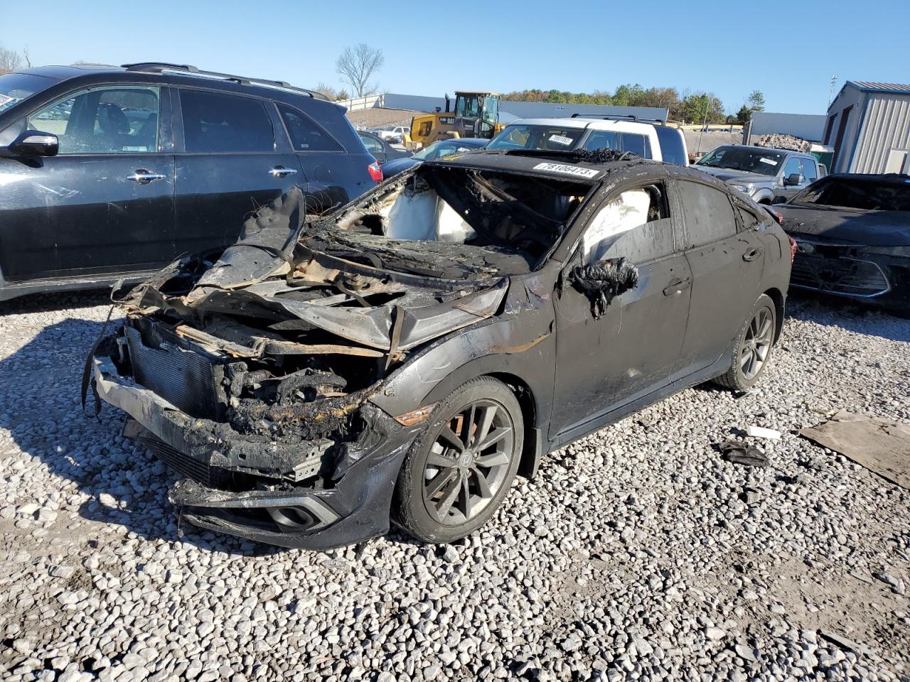 Image 1 of 2019 HONDA CIVIC EX 2019 with VIN 19XFC1F32KE012721