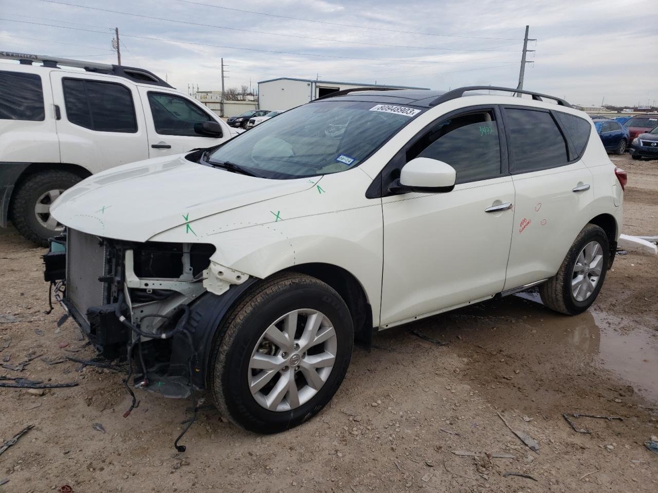 Image 1 of 2011 NISSAN MURANO S 2011 with VIN JN8AZ1MU7BW067535