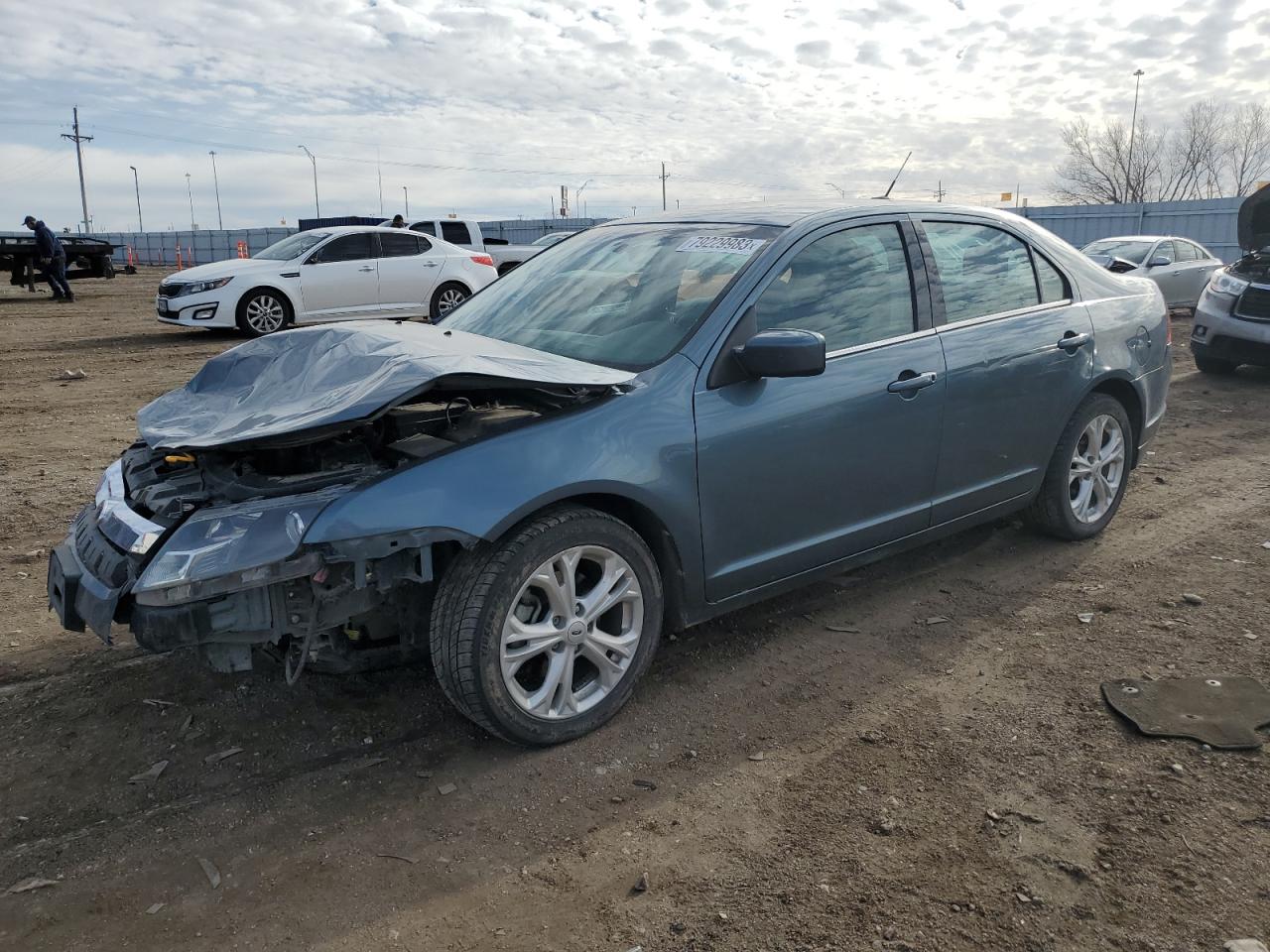 Image 1 of 2012 FORD FUSION SE 2012 with VIN 3FAHP0HA0CR437857