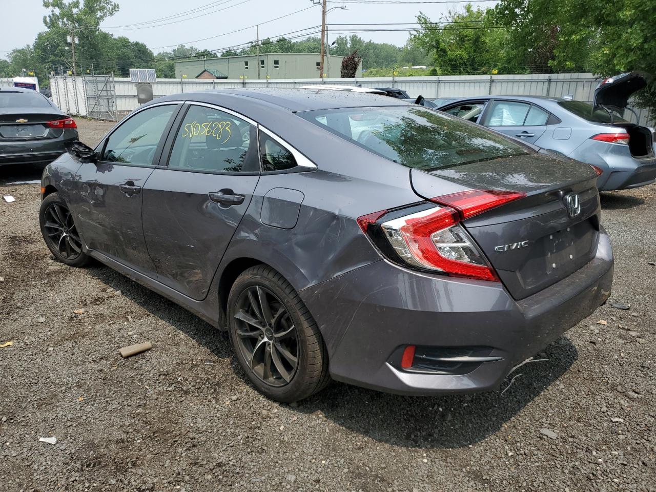 Image 2 of 2019 HONDA CIVIC LX 2019 with VIN 2HGFC2F6XKH566269