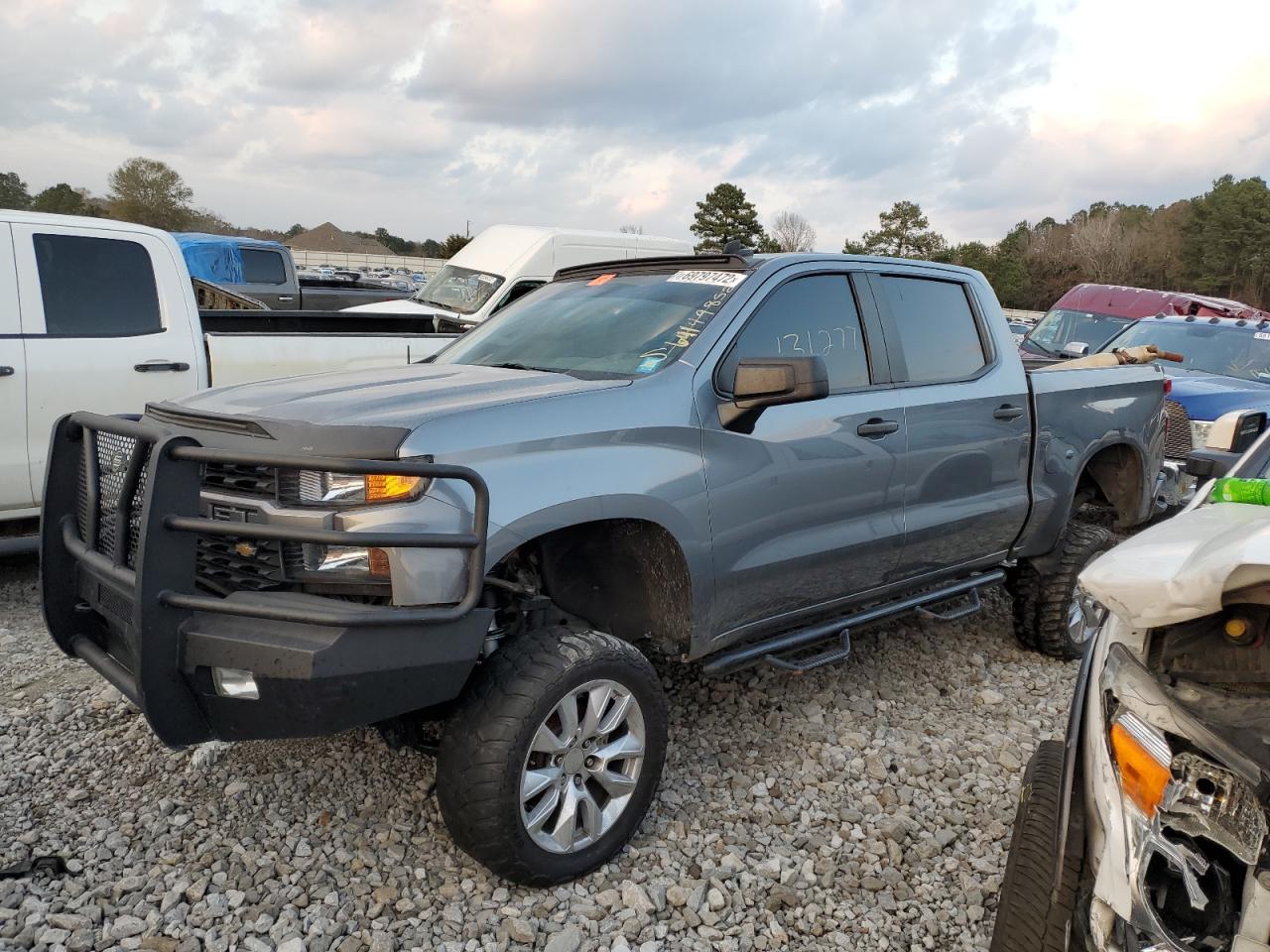 Image 1 of 2019 CHEVROLET SILVERADO C1500 CUSTOM 2019 with VIN 1GCPWBEH6KZ417189