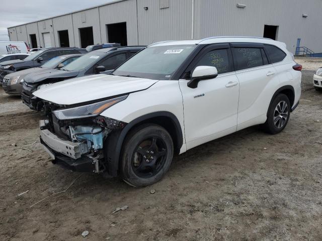 Image 1 of 2021 TOYOTA HIGHLANDER HYBRID XLE 2021 with VIN 5TDGARAH6MS506925