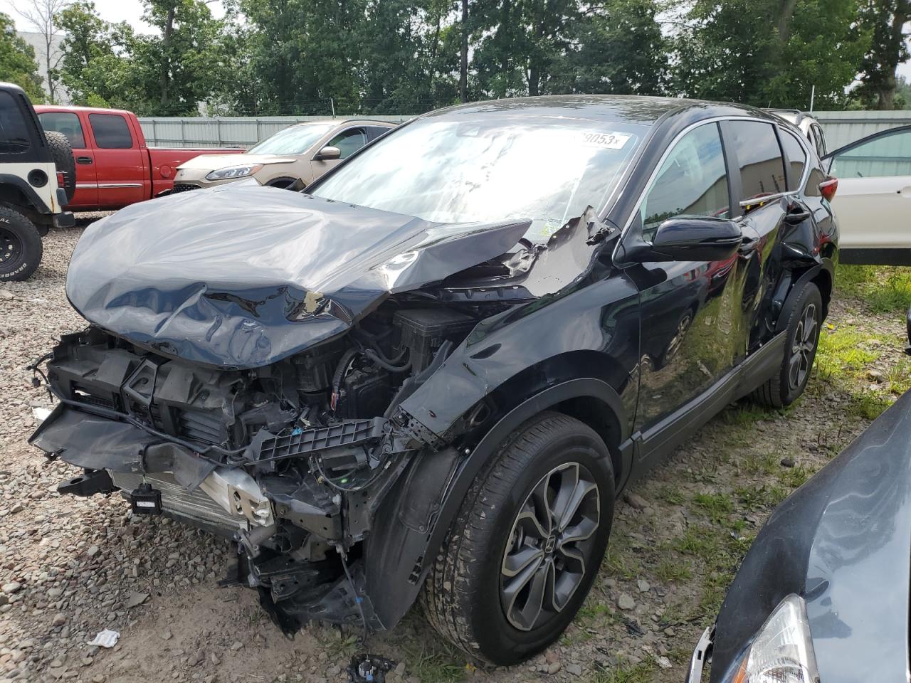 Image 1 of 2022 HONDA CR-V EXL 2022 with VIN 2HKRW2H88NH605650