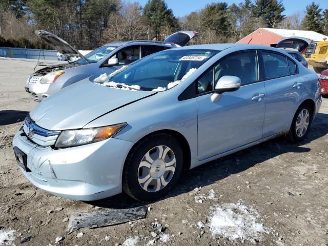 Изображение 1 2012 HONDA CIVIC HYBRID L 2012 с VIN JHMFB4F39CS001183