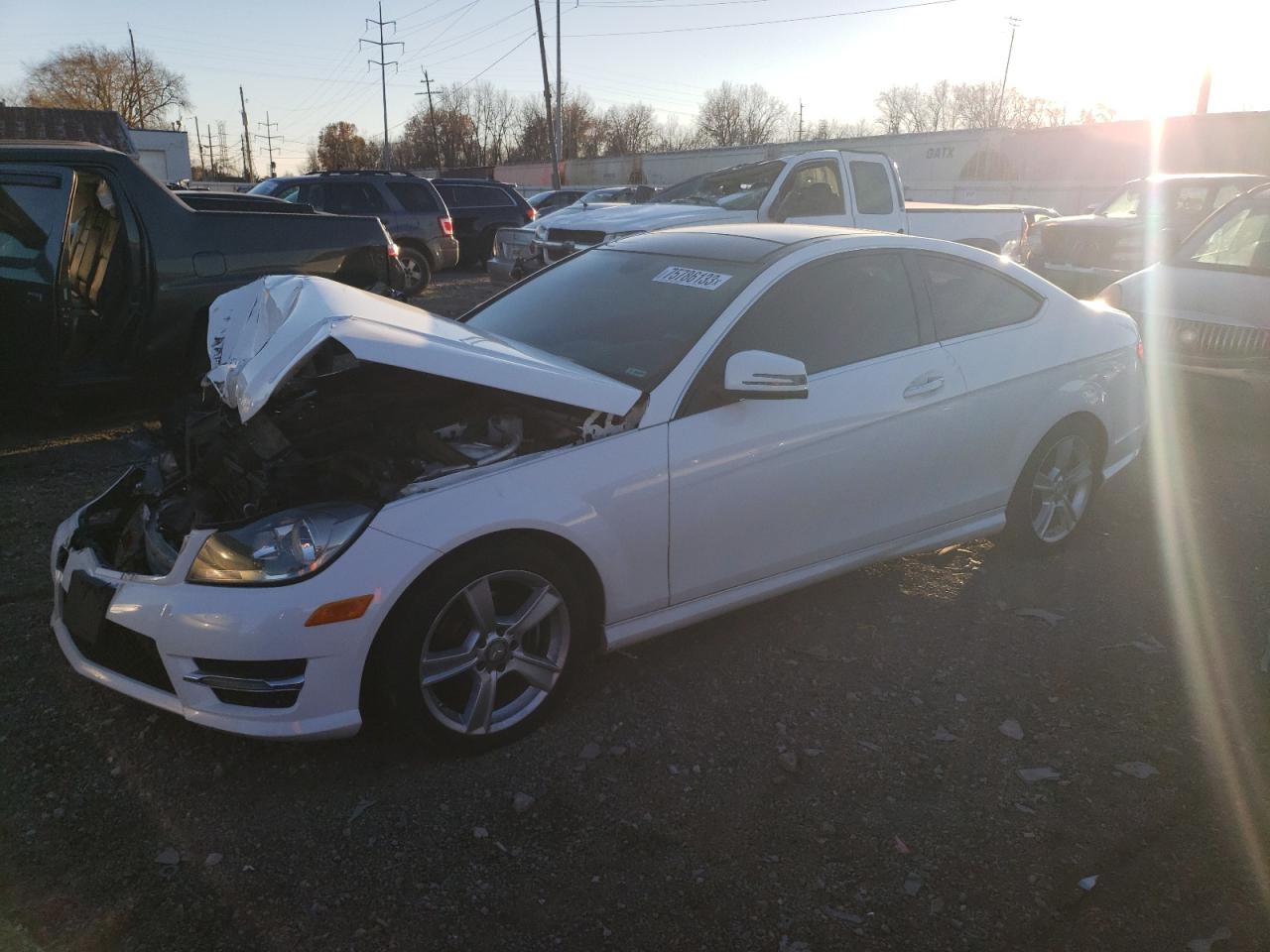 Image 1 of 2015 MERCEDES-BENZ C 250 2015 with VIN WDDGJ4HB8FG388464