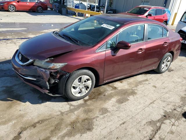 Obraz 1 z 2014 HONDA CIVIC LX 2014 z VIN 19XFB2F54EE058842