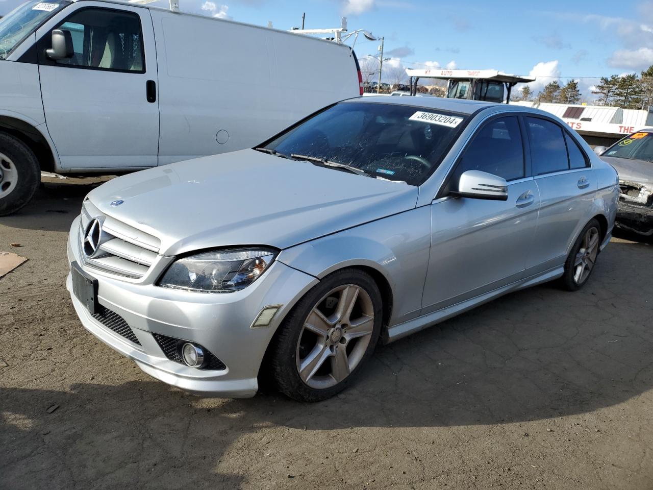Image 1 of 2010 MERCEDES-BENZ C 300 4MATIC 2010 with VIN WDDGF8BB3AR117701