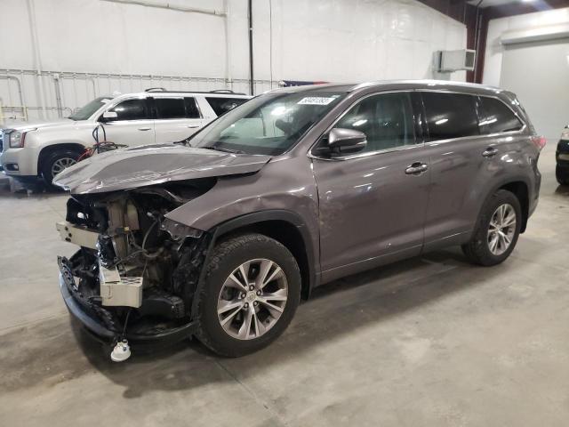 Изображение 1 2015 TOYOTA HIGHLANDER XLE 2015 с VIN 5TDJKRFH9FS117761