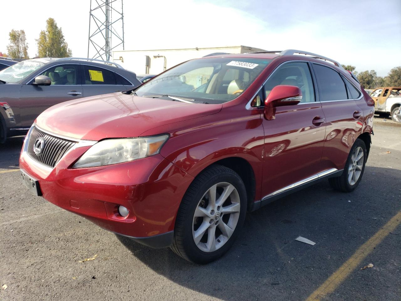 Image 1 of 2012 LEXUS RX 350 2012 with VIN 2T2BK1BA9CC135675