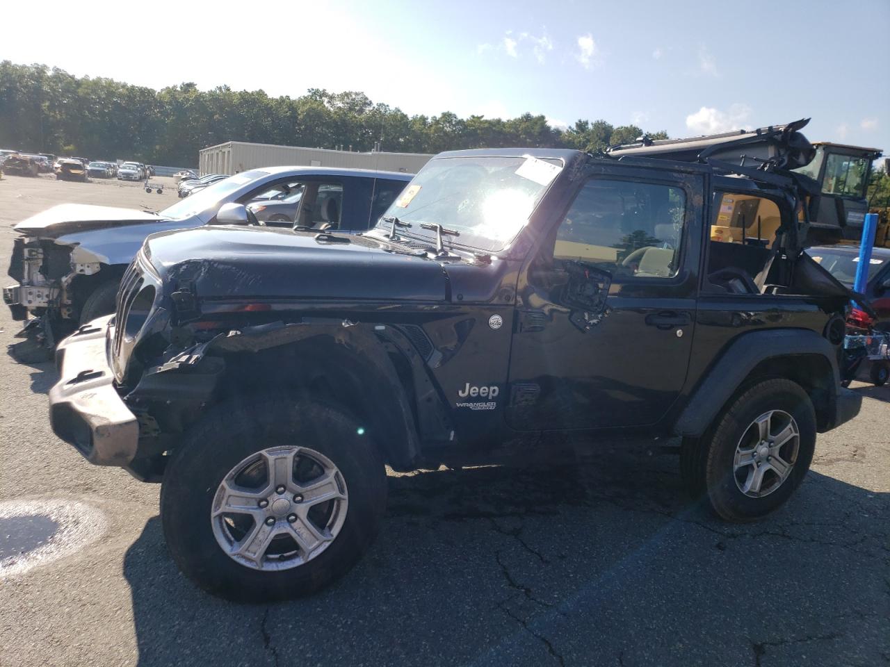 Image 1 of 2018 JEEP WRANGLER SPORT 2018 with VIN 1C4GJXAG2JW255750